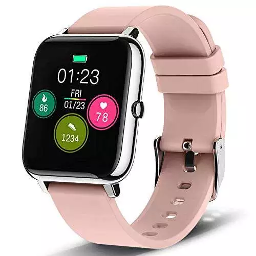 Popglory Smart Watch, Fitness Tracker with Blood Oxygen, Blood Pressure